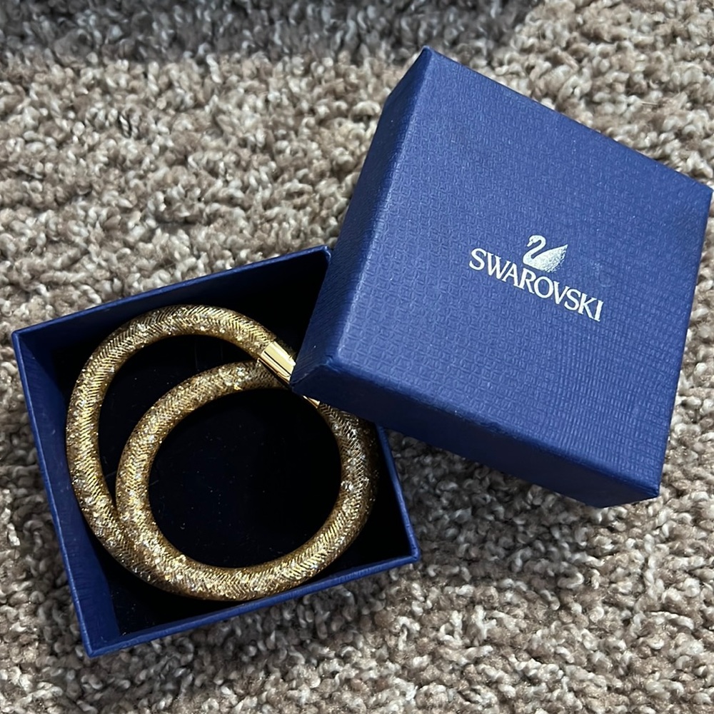 Swarovski Gold Bracelet